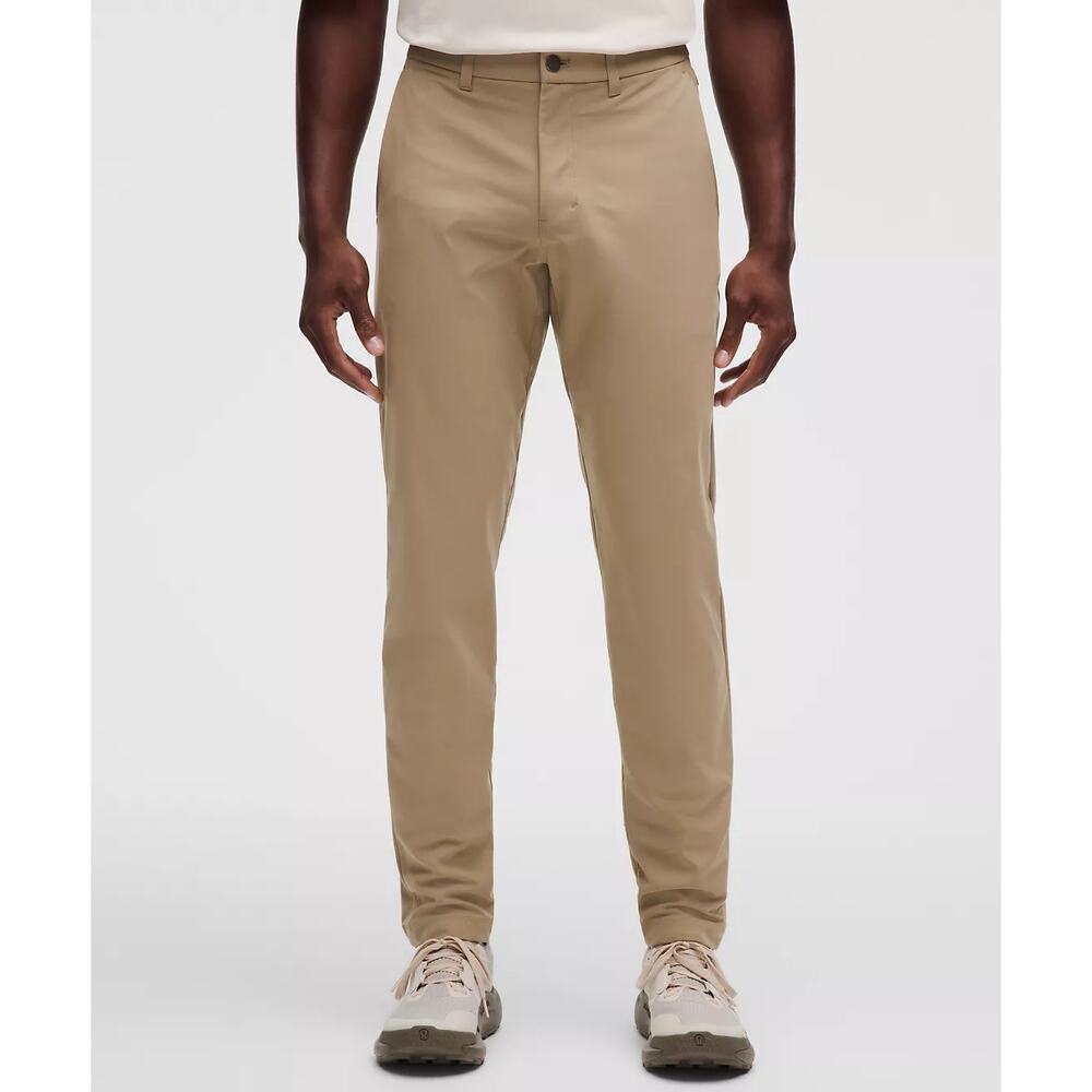 Lululemon ABC Slim-Fit Trouser  38 x 34 Oakwood tan $128 MP13